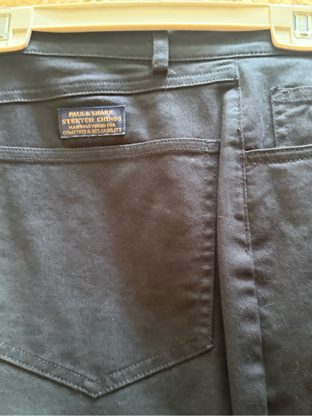 Paul & Shark women’s Black Stretch Chinos - Classic Back Pocket
